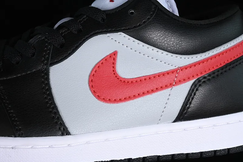 All categories Air Jordan Jordan series basketball shoes Air Jordan 1 Low Z version Air Jordan 1 Low AJ1 Joe 1 black gray red hook low-top cultural basketball shoes DC0774-062